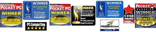Award-winning software for your Pocket PC, Palm or Smartphone! Award-winning software for your Pocket PC, Palm or Smartphone!